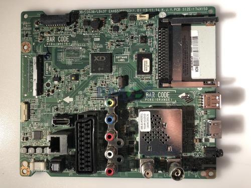 EBT62973007 MAIN PCB FOR LG GENUINE 42LB561V-ZC.BEKWLJG